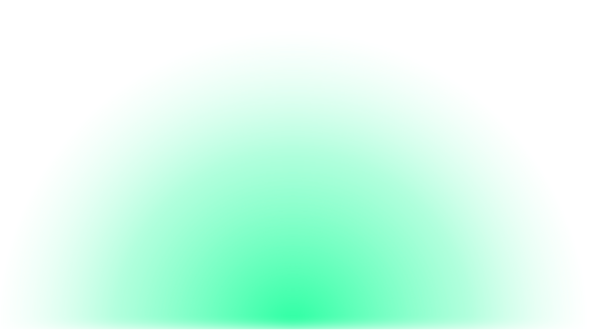 Colorful digital abstract background with gradient shades of green, blue, and black in a semicircular pattern.
